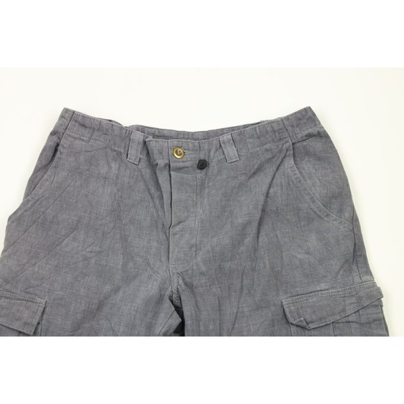 Vintage 90s Blind Skateboards Mens 32x29 Faded Spell Out Tie Cuff Cargo Pants - Picture 2 of 12